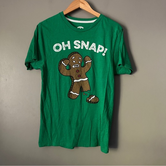 Holiday Time Other - Holiday Times “oh snap” Christmas gingerbread tshirt
